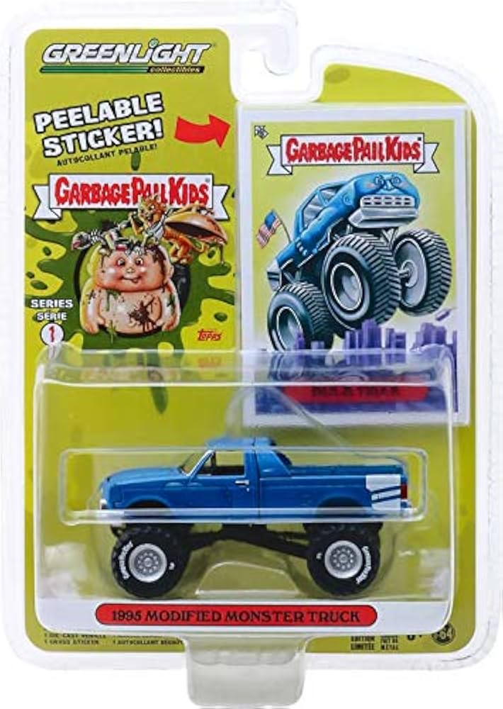 GreenLight Garbage Pail Kids グリーンライトミニカー Rare Greenlight Garbage Pail Kids 1950 Mercury Eight Green